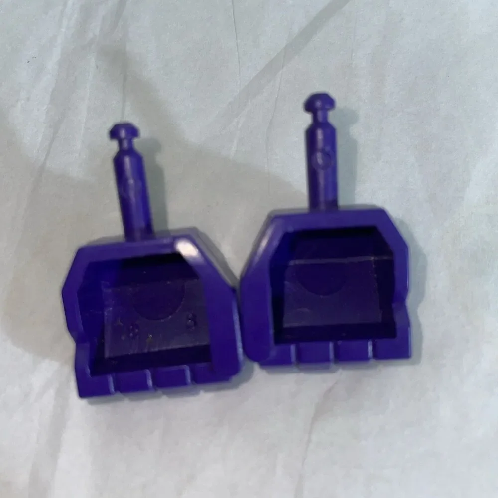 Vintage 1985 G1 Transformers Constructicon Devastator Purple Accessories Lot EUC